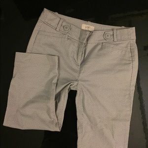 Loft grey capris size 00